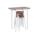 Ver imagem 7 de Conjunto de Mesa Dobrável Bp com 4 Banquetas Espuma D12 Expert