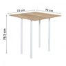 Conjunto de Mesa Dobrável BP com 4 Banquetas Espuma D12 Expert  - 3