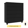 Cômoda 5 Gavetas Premium Tcil Móveis - 6