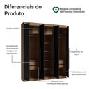 Ver imagem 5 de Guarda-Roupa Casal 6 Portas Batentes Netuno Madesa