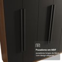 Ver imagem 7 de Guarda-Roupa Casal 6 Portas Batentes Netuno Madesa
