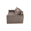 Ver mais imagens de Sofá Cama 2 Lugares Suede Marrom Trancoso Classico