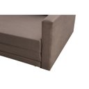 Ver imagem 6 de Sofá Cama 2 Lugares Suede Marrom Trancoso Classico