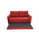 Ver imagem 7 de Sofá Cama 2 Lugares Suede Liso Trancoso