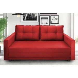 Sofá Cama 2 Lugares Suede Liso Trancoso 