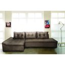 Ver imagem 1 de Sofá 3 Lugares Chaise Vel Rústico Guarapari 