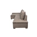 Ver imagem 6 de Sofá 3 Lugares Chaise Vel Rústico Guarapari 