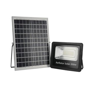 Refletor Solar Led Holofote 6000k Lâmpada Luz Solar