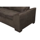 Ver imagem 4 de Sofá de Canto 5 Lugares com Chaise 3,30m Suede Marrom