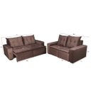 Ver imagem 3 de Conjunto de Estofados 3 e 2 Lugares Paraty