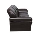 Ver imagem 3 de Conjunto Sofá 3 e 2 Lugares Classico Corino Marrom Lisboa