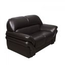 Ver imagem 5 de Conjunto Sofá 3 e 2 Lugares Classico Corino Marrom Lisboa