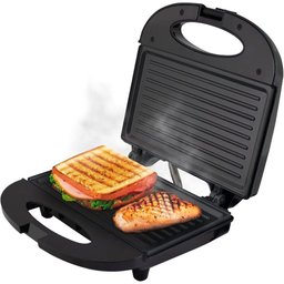 Sanduicheira Grill Kian 750w Vermelha Chapa Antiaderente 110v - 5