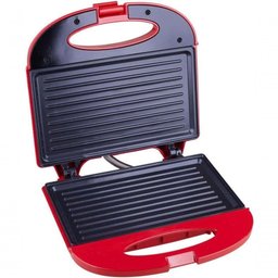 Sanduicheira Grill Kian 750w Vermelha Chapa Antiaderente 110v - 3