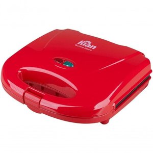 Sanduicheira Grill Kian 750w Vermelha Chapa Antiaderente 110v