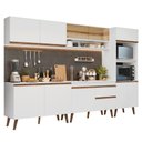 Ver imagem 2 de Armário de Cozinha Completa 310 cm Branco Pieta Madesa 02