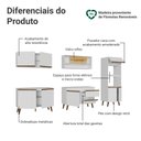 Ver imagem 4 de Armário de Cozinha Completa 310 cm Branco Pieta Madesa 02