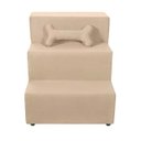 Ver imagem 3 de Escadinha Pet 3 Degraus Escada para Animais de Estimação Confortável:bege