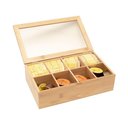 Ver imagem 1 de Caixa Organizadora de Bambu Oikos com 8 Divisórias Retangular