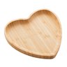 Mini Bandeja de Bambu Heart 12,5x12,5cm Lyor - 1