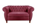 Ver imagem 1 de Sofá Nobreza 2 Lugares Cor:Suede Bordô 110
