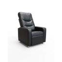 Ver imagem 2 de Poltrona do Papai Confortavel no Corino Preto Mecanismo Manual