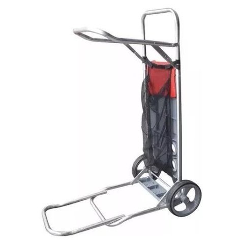Carrinho de Praia Fish Car com Avanço para Caixa Térmica