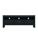 Ver imagem 3 de Rack TV 65 Polegadas Indiana Henn 3 Gavetas 3 Nichos MDP MDF Sala Moderna 148cm Preto Areia