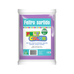 Feltro Feltcolor Liso Lavanda - 70cm X 50cm - 1
