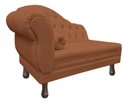 Ver imagem 3 de Recamier Divã Sofá 120cm Recepção Sala Larissa Suede:terracota/liso