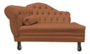 Ver imagem 2 de Recamier Divã Sofá 120cm Recepção Sala Larissa Suede:terracota/liso