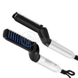 Prancha Alisadora Escova Modeladora Barba Cabelo Masculino Fb161 Bivolt - For Beaut - 6