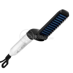 Prancha Alisadora Escova Modeladora Barba Cabelo Masculino Fb161 Bivolt - For Beaut - 8