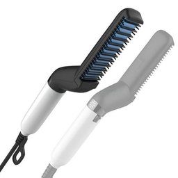 Prancha Alisadora Escova Modeladora Barba Cabelo Masculino Fb161 Bivolt - For Beaut - 1