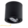 Spot Sobrepor Classic Redondo Dicroica Mr16 Preto Rgled Rg Sp 3001 - 1