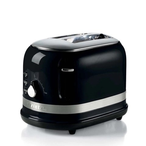 Torradeira Elétrica Ariete Moderna Preta 2 Fatias 6 Níveis 750W 220V - Modelo 149