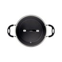 Ver imagem 5 de Caçarola Mônaco Induction Alumínio Revestimento Antiaderente Starflon Preto 24 Cm 4,5 L