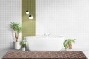 Ver imagem 3 de Tapete Passadeira Emborrachada Antider 65cm Venda por Metro Marrom Cinza Modular