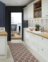 Ver imagem 2 de Tapete Passadeira Emborrachada Antider 65cm Venda por Metro Marrom Cinza Modular