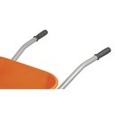 Ver imagem 2 de Carrinho de Mão Caçamba Extrafunda Metálica Laranja 80l