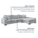 Ver imagem 5 de Sofá de Canto Modulado com Chaise 6 Lugares Base em Madeira Maciça Dominique