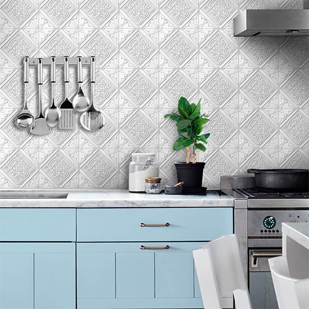 Adesivo de Azulejo Arabesco 3d Arte Destaque