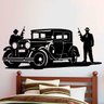 Adesivo de Parede Retrô Mafia Italiana-Pequeno 88x38cm - 1