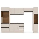 Ver imagem 3 de Armário de Cozinha Modulada Completa 5 Peças 306,8cm sem Tampo 250037 Koya Politorno Móveis