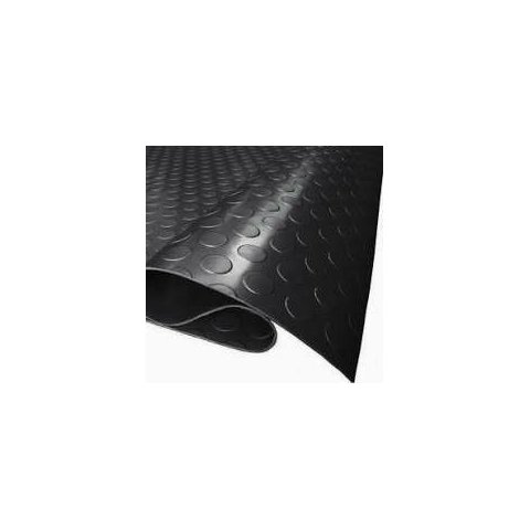 Piso Moeda 1,20 Pvc Pastilhado Preto 1,20x1,00=1,2 Mt²