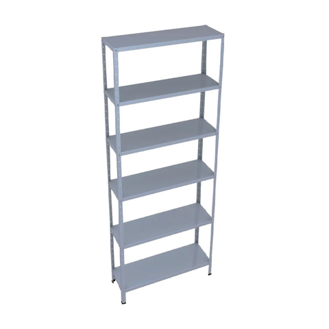 Prateleira Armário Estante Aço 6 Bandejas 60 Cm Slim:cinza