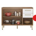 Ver imagem 7 de Balcão de Cozinha sem Tampo 3 Portas 2 Gavetas Miss 