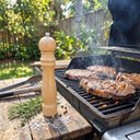 Ver imagem 6 de Moedor Manual de Sal e Pimenta Madeira Maciça Gourmet 25,5cm