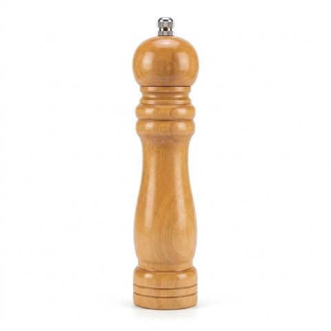 Moedor Manual de Sal e Pimenta Madeira Maciça Gourmet 25,5cm