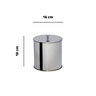 Lixeira em Aço Inox 03l com Tampa - 2